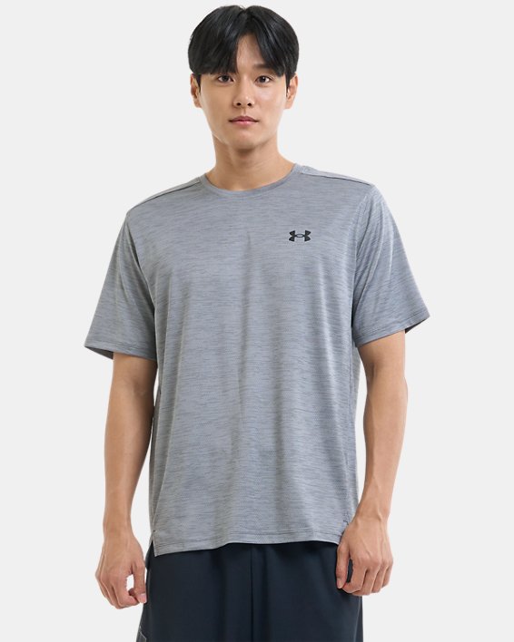 Men's UA Tech™ Vent Short Sleeve in Gray image number 0